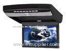 Black Remote Control DC 12V 9" TFT LED Ultra Slim 25mm LCD Car Flip Down Monitor With Two Way AV Inp