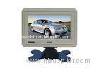 7 Inch TFT LCD Multi - Language Car Flat Screen Monitor / Quad Display Monitor With Headrest Bracket