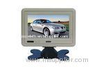 7 Inch TFT LCD Multi - Language Car Flat Screen Monitor / Quad Display Monitor With Headrest Bracket