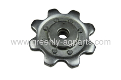 AH101219 Gathering Chain Idler greasable Sprocket with 8 teeth for John Deere cornheader