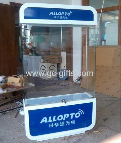 Floor tall glass + MDF display showcases