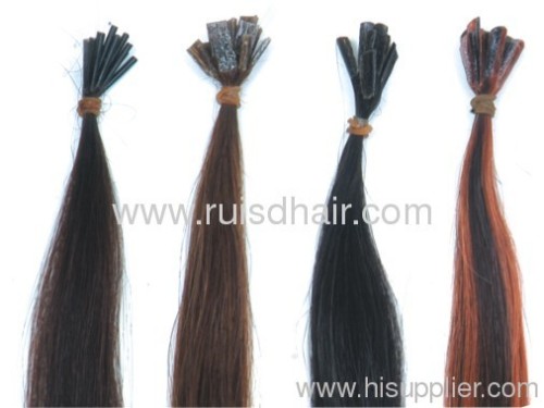 Pre-bonded hair extensions / keratin hair extensions