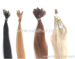 Pre-bonded hair extension(I-tip/U-tip/V-tip/Flat tip/Loop ha