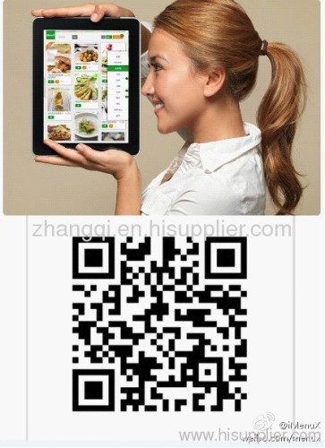 iPad restaurant electronic menu