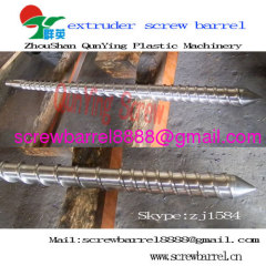 Tungsten carbide coated screw barrel