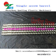 Conical twin screw barrel for plastic recycle and pelletizing line