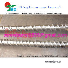 Conical twin screw barrel for plastic recycle and pelletizing line