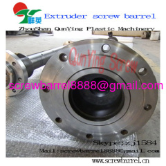 Bimetallic double screw barrel