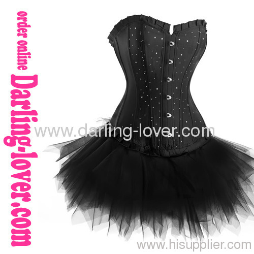 Sexy Classic Corset Mathing Dress