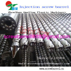 Injection moulding machine screw barrel