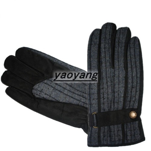 high qulaity and best price mens warm suede gloves