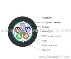 Steel Tape layer Loose Tube Outdoor Cable GYFTS