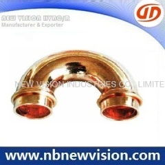 Copper Return Bend with Brazing Rings