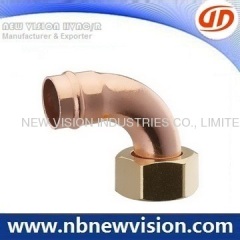 Copper Elbow with Nut
