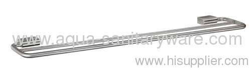 Round Stainless Steel Double Towel bars