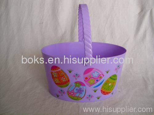 handle plastic Easter bucket