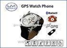 PT202E Dual Time Personal GPS Watch Phone / GPS Wrist Watch Tracker with GPS, AGPS, SOS
