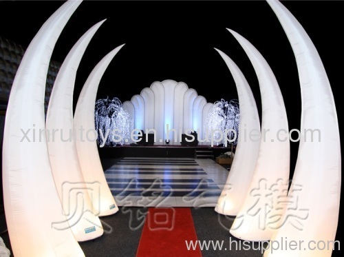 Inflatable Stage Decoration Tusk, Decoration Horn