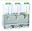 Spraying Triple Tanks Automatic Juice Dispenser, 18 Liters Cold Drink Dispenser Machine For Cafe, Su