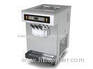 Table Top Soft Serve Yogurt Machine, Automatic Frozen Ice Cream Machine With 3 Flavor 35 Liters / Ho