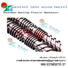 parallel twin barrel and screw