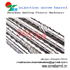 Well done screw barrel for injection machine