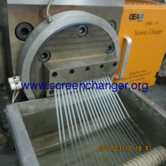 Continuous single plate screen changer