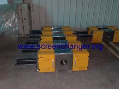 Continuous single plate screen changer