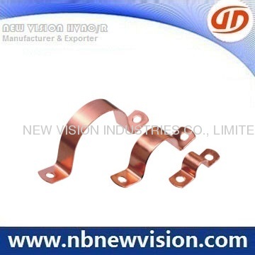 Copper Tube Strap with 2 Holes