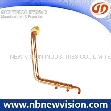 Copper Connector with Brass Nut