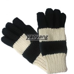 womens fashion knitting gloves