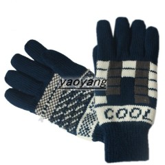 hot selling and high quality mens acrylic gloves