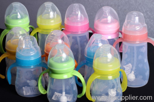 silicone baby feeding bottle