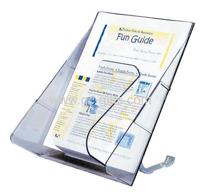 Plastic brochure holder A5x3 organizer