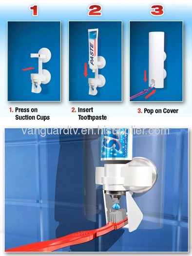 TOUCH N BRUSH/Touch N Brush Hands Free Toothpaste Dispenser