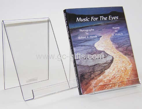 Acrylic pamphlets display holder for 1/3 A4 sizes