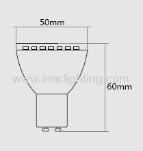 4.5W LED spotlight bulb