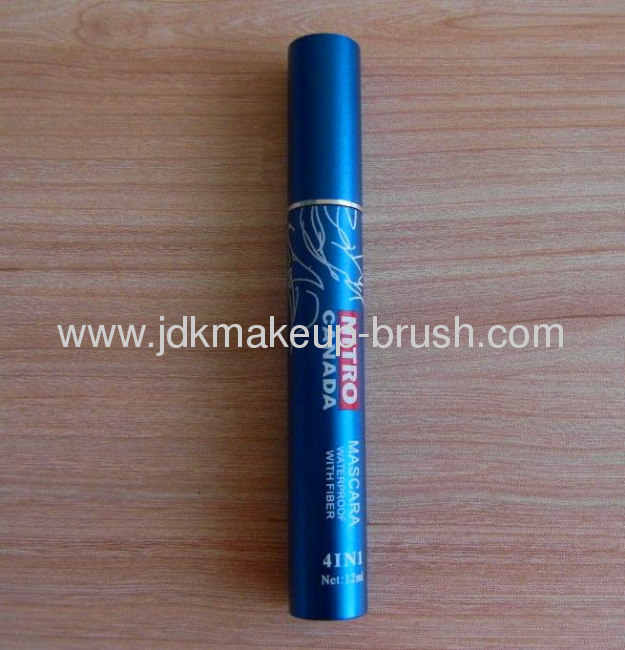 cosmetic mascara tube with silicone brush