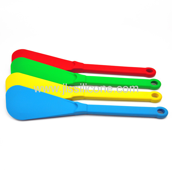 Silicone houseware product with silicone spoons and soup ladle 