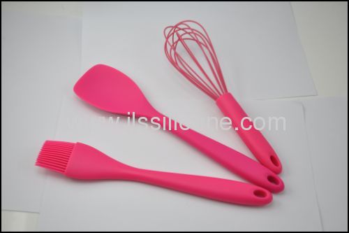 Silicone kitchen utensils in kitchenware