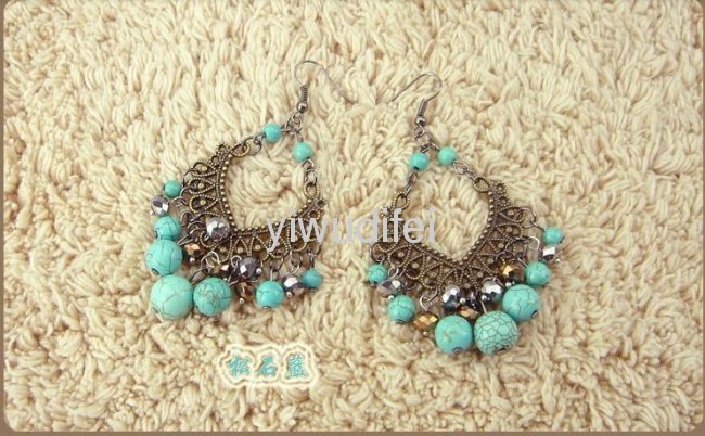 fashion imitation jewelry earring with diamond 2013 new design