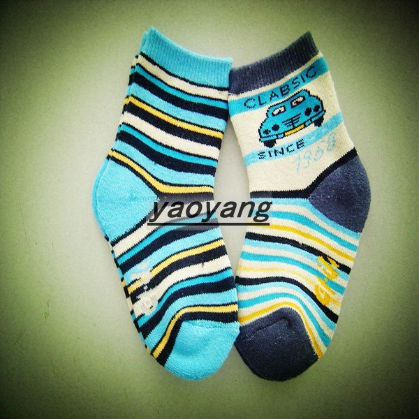 Lovely style cotton colorful kids socks