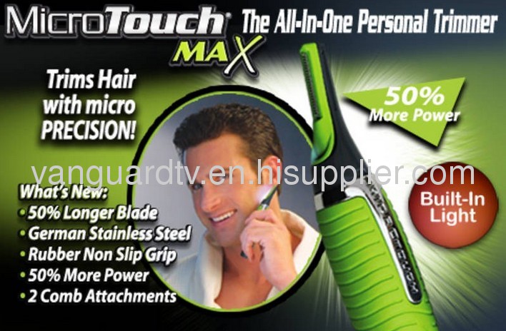 Micro Touch Max Personal Groomer / Trimming Away Unsightly Facial Hair has Never Been Easier