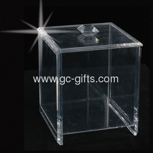 Yellow acrylic display box