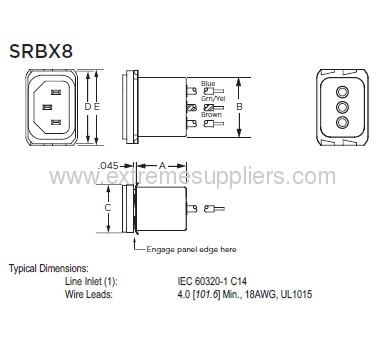 Minimum Depth, Cost-effective Shielded Power Inlet Filter