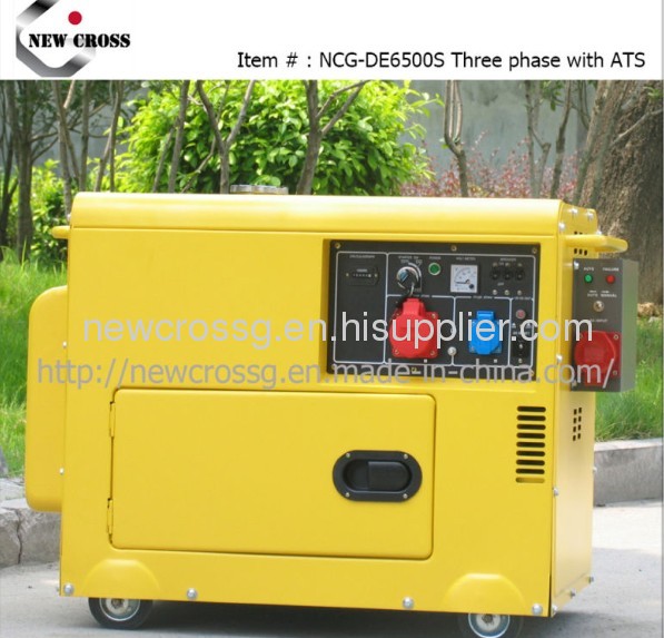 5kw Silent Running Diesel Generator (NCG-DE6500S)