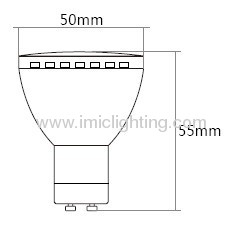 4.5W SMD LED spotlight with Aluminium body 