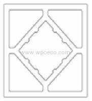 120x120mm good quality and durable Outdoor Wpc Post