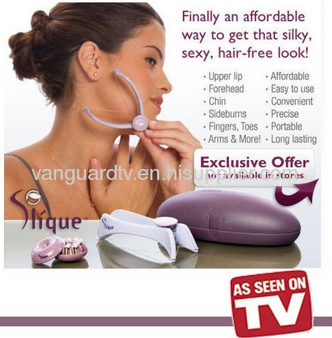 Slique Hair Removal System/Slique Face and Body Hair Threading System