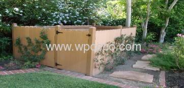 Renewable wpc outdoor fence as customers